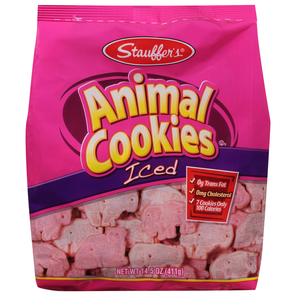 Cookies & Cakes Stauffer's Animal Cookies, Iced hero