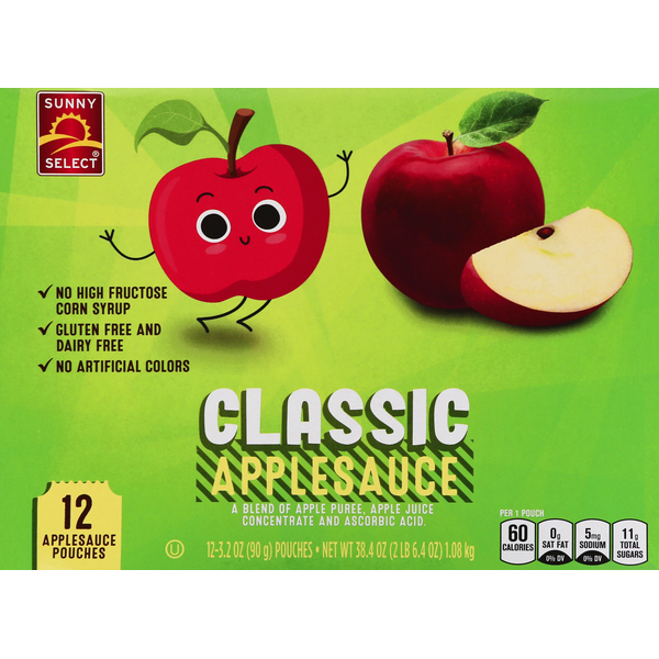 Sunny Select Applesauce, Classic hero