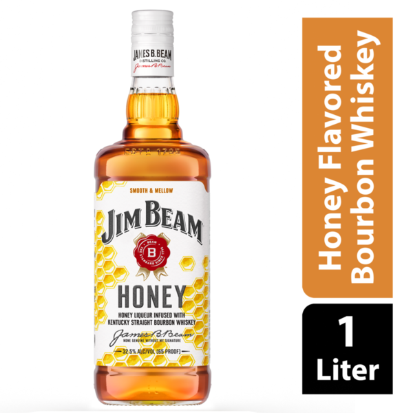 Whiskey Jim Beam Honey Bourbon Whiskey hero