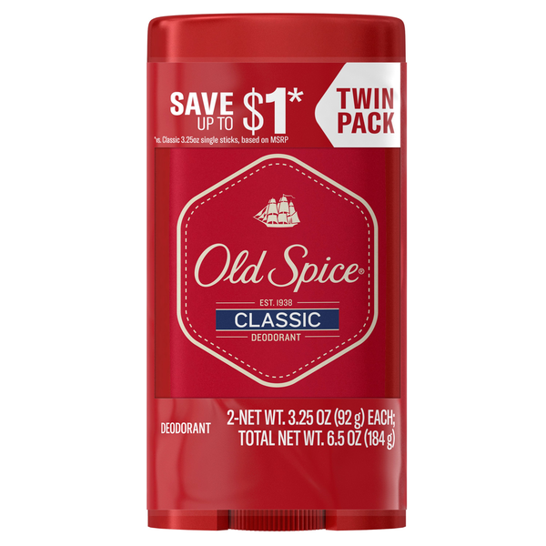 Deodorants Old Spice Classic Original Deodorant Twin hero