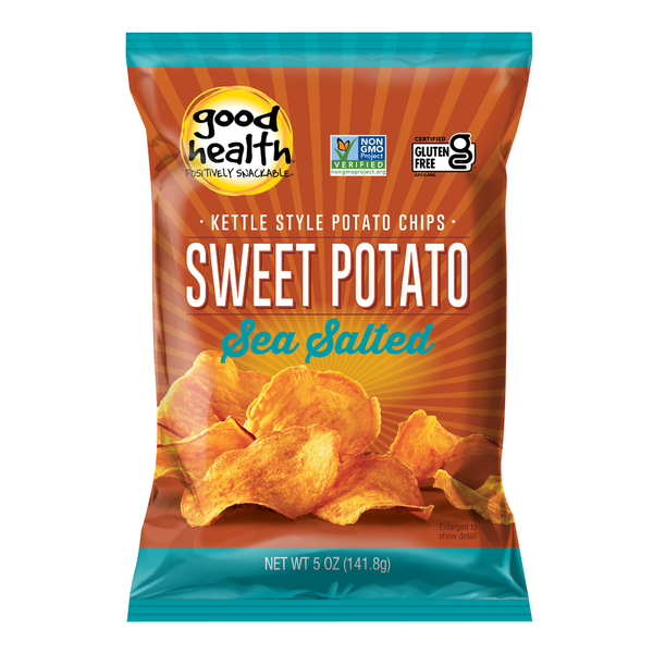 Chips & Pretzels Good Health Kettle Chips Sweet Potato Sea Salt hero