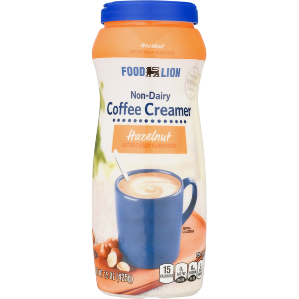 Coffee Food Lion Hazelnut Nondairy Coffee Creamer hero