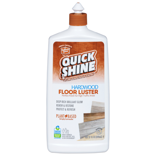 Cleaning Products Quick Shine Floor Luster, Hardwood hero