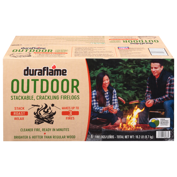 More Household duraflame Firelogs, Crackling, Outdoor, Stackable hero