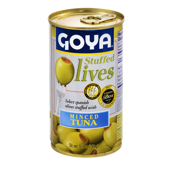 Pickled Goods & Olives Goya Stuffed Olives, with Minced Tuna hero