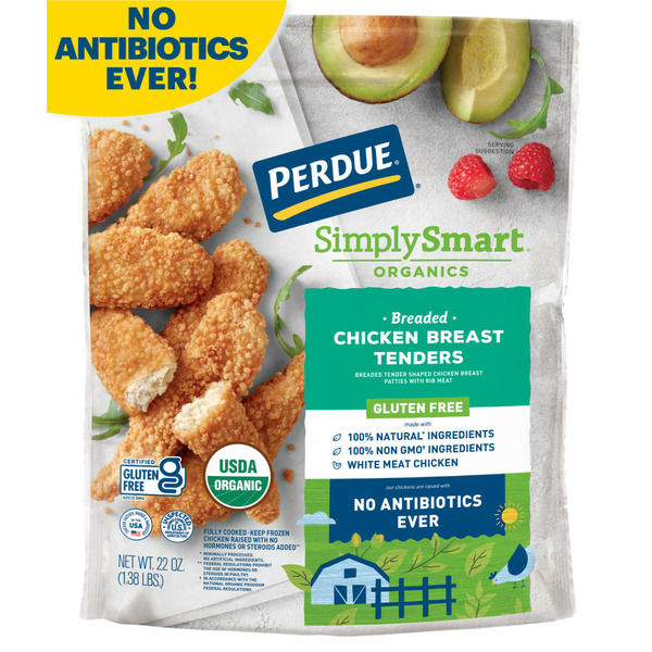 Frozen Appetizers & Sides Perdue Gluten Free Breaded Chicken Breast Tenders hero