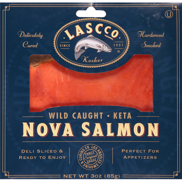 Packaged Seafood LASCO Salmon, Nova, Wild Caught, Keta hero