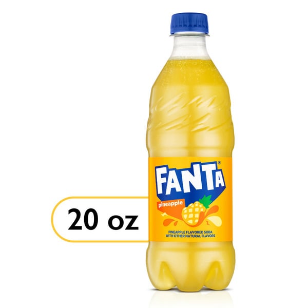 Soft Drinks Fanta Pineapple Soda Fruit Flavored Soft Drink hero