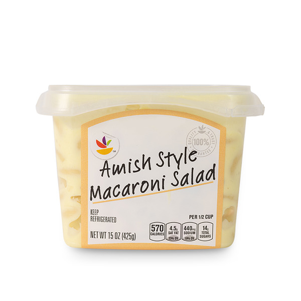 Prepared Soups & Salads Store Brand Macaroni Salad, Amish Style hero