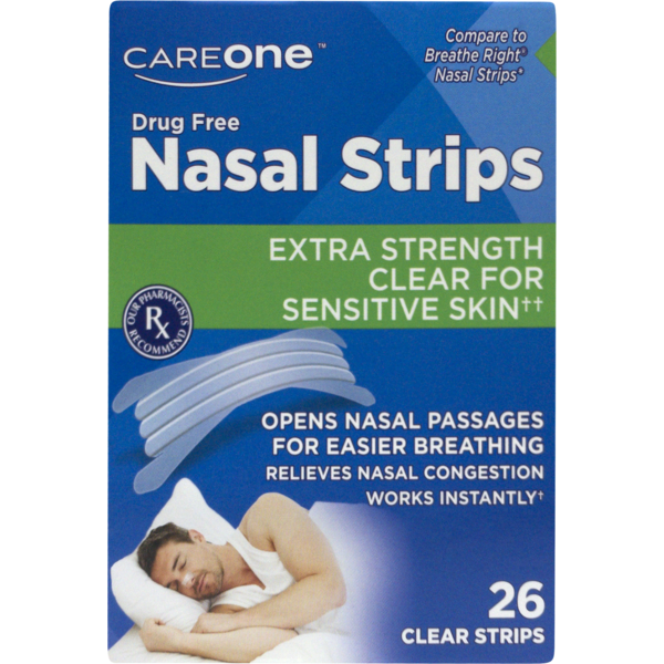 Cold, Flu & Allergy CareOne Nasal Strips Extra Strength Clear hero