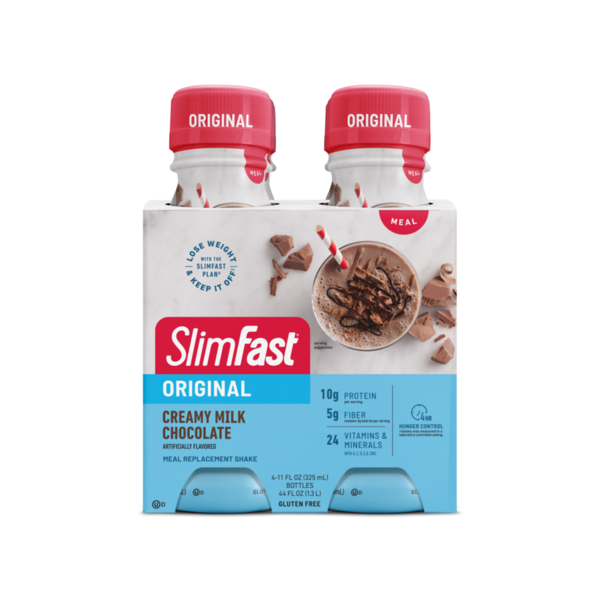 Protein & Meal Replacements SlimFast Original Creamy Milk Chocolate Meal Replacement Shake hero