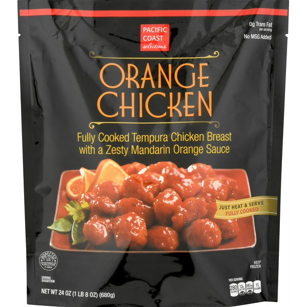 Prepared Meals PACIFIC COAST selections Orange Chicken hero