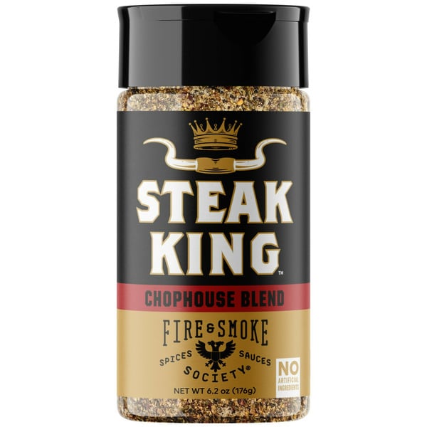 Fire & Smoke Society Steak King BBQ Rub, Steak Seasoning hero