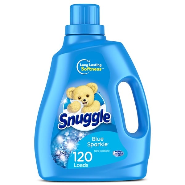 Laundry Snuggle Fabric Softener Liquid, Blue Sparkle,  120 Loads hero