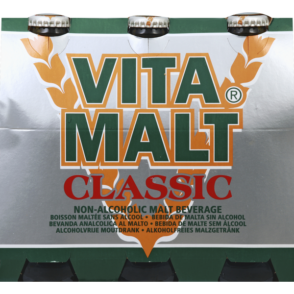 More International Foods Vitamalt Malt Beverage, Non-Alcoholic, Classic hero