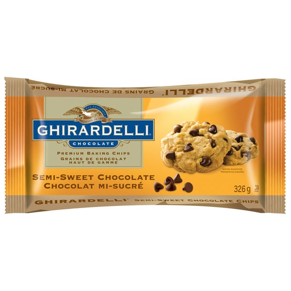 Baking Ingredients Ghirardelli Semisweet Baking Chocolate Chips, 326-Gram Bag hero