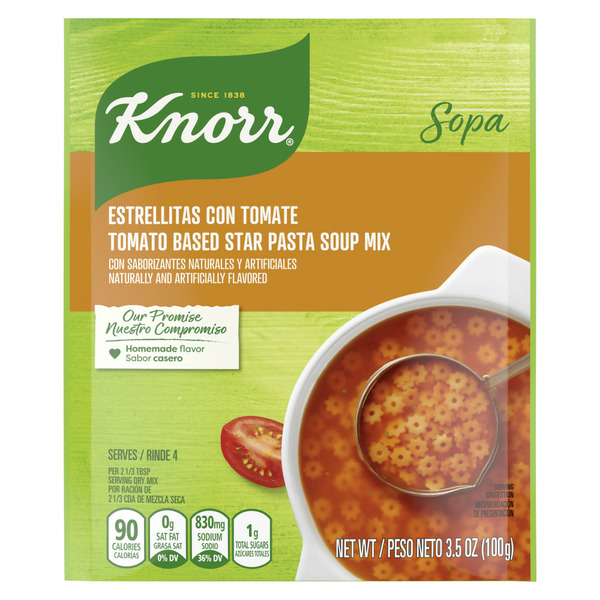 Soup, Broth & Bouillon Knorr Sopa/Pasta Soup Mix Tomato Based Star Pasta hero