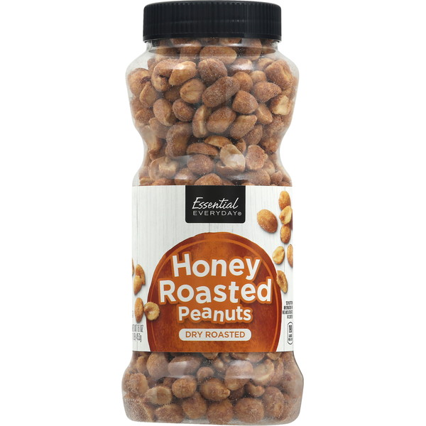 Nuts, Seeds & Dried Fruit Essential Everyday Peanuts, Dry Roasted, Honey Roasted hero