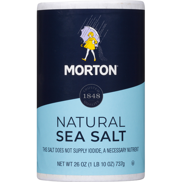 Spices & Seasonings Morton Sea Salt Natural All Purpose hero