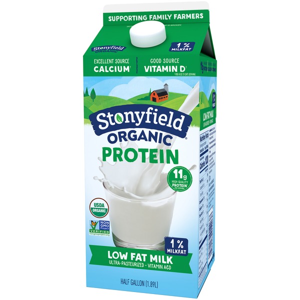 Milk Stonyfield Organic Low Fat Milk hero