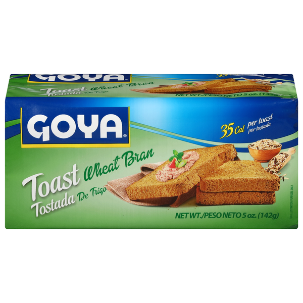 Crackers Goya Toast, Wheat Bran hero