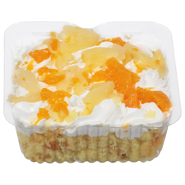 Bakery Desserts Food Lion Orange Pineapple Cake Spoon Dessert hero