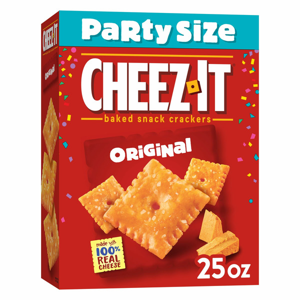 Cheez-It Cheese Crackers, Baked Snack Crackers, Lunch Snacks, Original hero