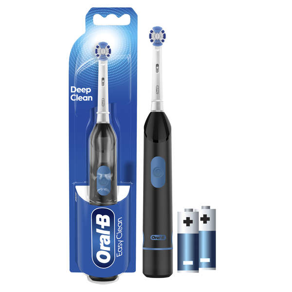 Oral Hygiene Oral-B Revolution Battery Toothbrush with (1) Brush Head, Black, Batteries Included hero