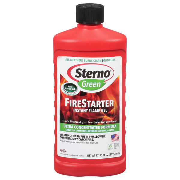 More Household Sterno Instant Flame Gel, Firestarter, Green hero