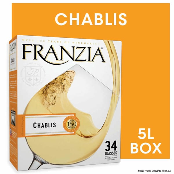 White Wines Franzia Chablis White Wine hero