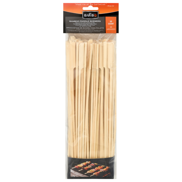 Household Mr. Bar-B-Q Skewers, Bamboo Paddle hero