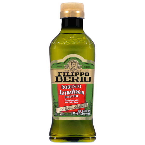 Oils & Vinegars Filippo Berio Olive Oil, Extra Virgin, Robusto, Gold Selection hero