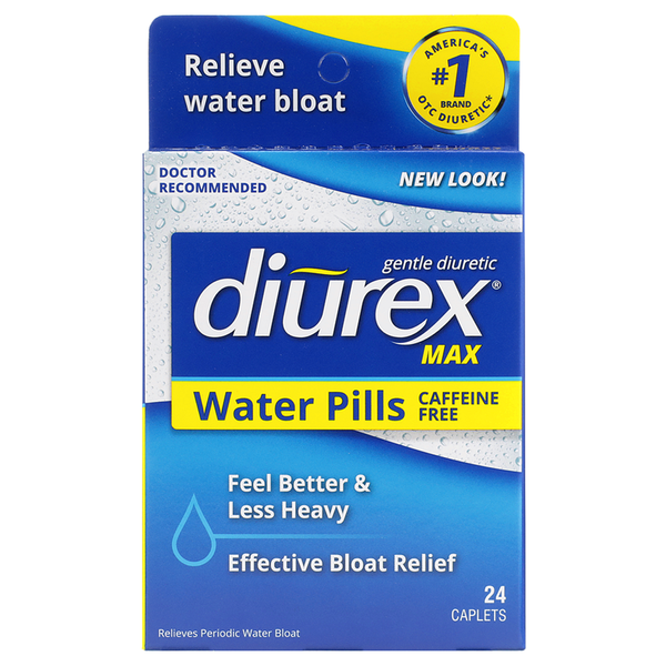 Vitamins & Supplements Diurex Max, Maximum Strength Caffeine-Free Water Pills hero