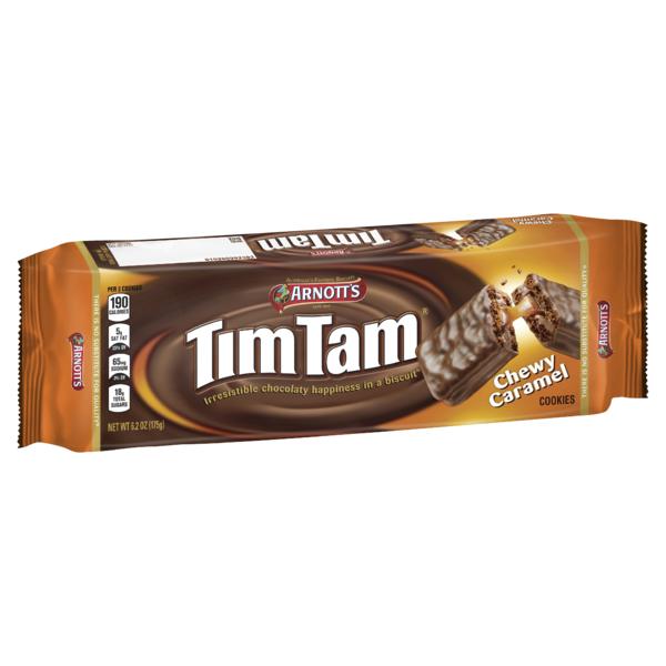 Cookies & Cakes Arnott's  Tim Tam, Chocolaty, Chewy, Caramel Cookies hero