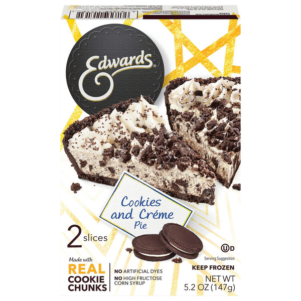 Frozen Dessert & Novelties Edwards Singles Desserts Cookies and Crème Pie hero