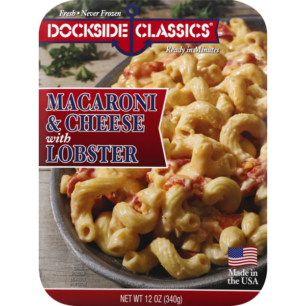 Frozen Meals Dockside Classics Macaroni & Cheese, with Lobster hero