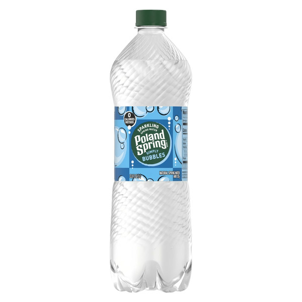 Water, Seltzer & Sparkling Water Poland spring Sparkling Water, Simply Bubbles hero