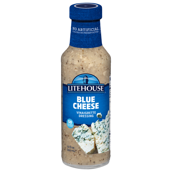 Salad Dressing & Toppings Litehouse Vinaigrette Dressing, Blue Cheese hero