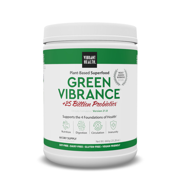 Powdered Food Vibrant Health Green Vibrance 60 Day Supply hero