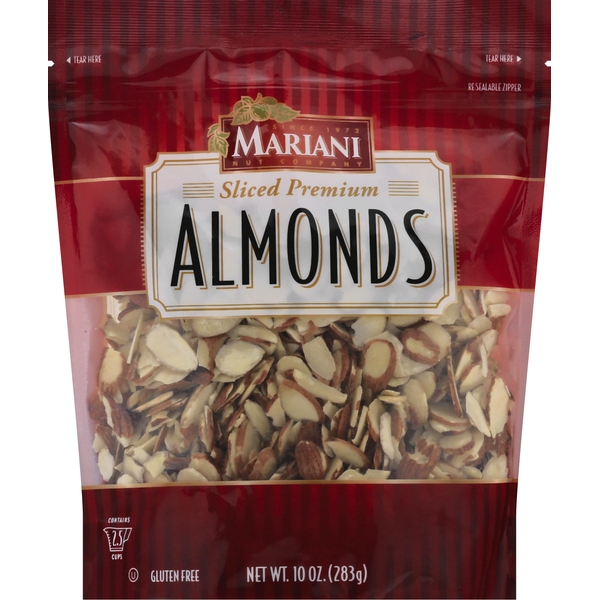 Nuts, Seeds & Dried Fruit Mariani Almonds, Premium, Sliced hero