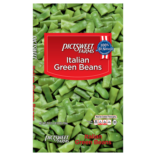 Frozen Produce Pictsweet Farms Green Beans, Italian hero