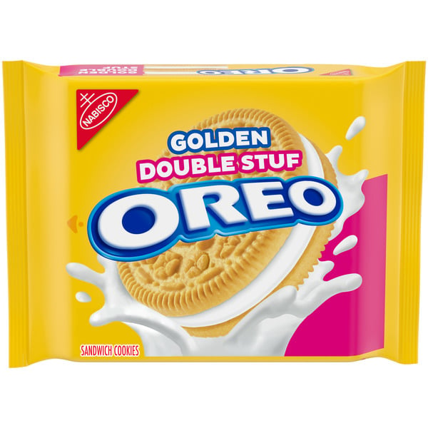 Cookies & Cakes Oreo Double Stuf Golden Sandwich Cookies hero