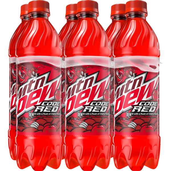 Soft Drinks Mountain Dew Soda, Code Red hero