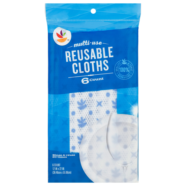 Cleaning Products Store Brand Reusable Cloths, Multi-Use hero