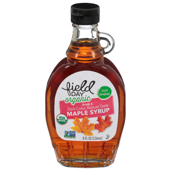 Honeys, Syrups & Nectars FIELD DAY Maple Syrup, Organic hero