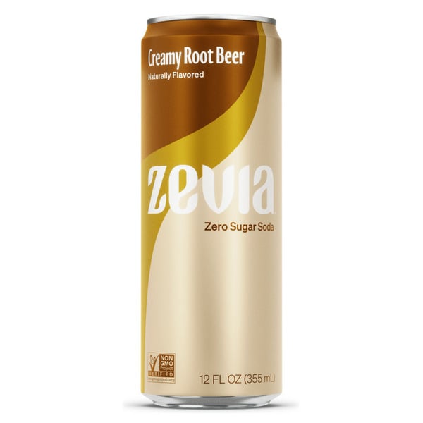 Soft Drinks Zevia Zero Sugar Creamy Root Beer Soda hero