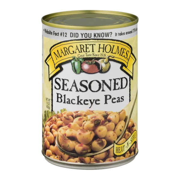 Canned Meals & Beans Margaret Holmes Seasoned Blackeye Peas hero