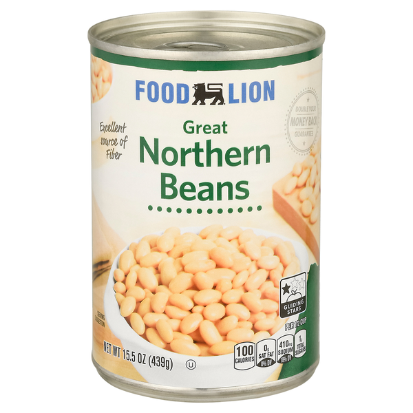 Canned & Jarred Vegetables Food Lion Great Northern Beans hero