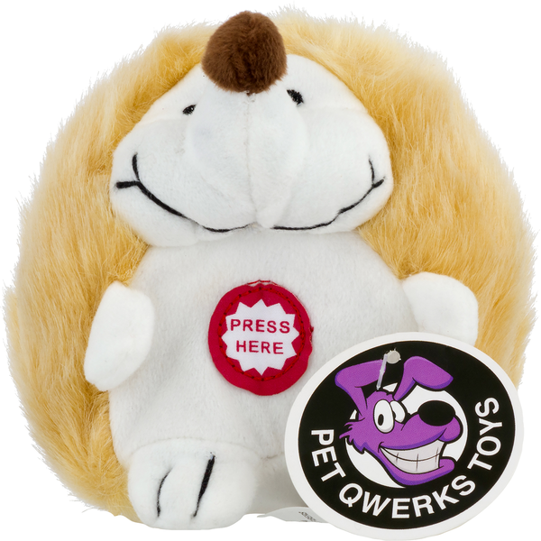 Dog Food Pet Qwerks Toy, P141 Sm. Hedgehog hero