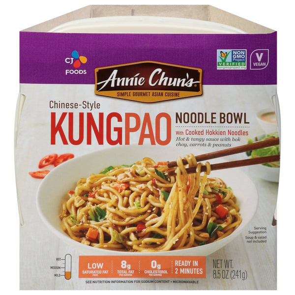 Asian Foods Annie Chun's Chinese Style Kung Pao Noodle Bowl hero